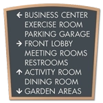 9-Line Directional Sign