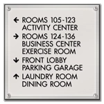 9-Line Directional Sign