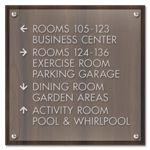 9-Line Directional Sign