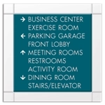 9-Line Directional Sign