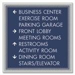9-Line Directional Sign
