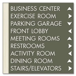 9-Line Directional Sign