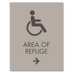 Accessible Direction Sign w/ ISA