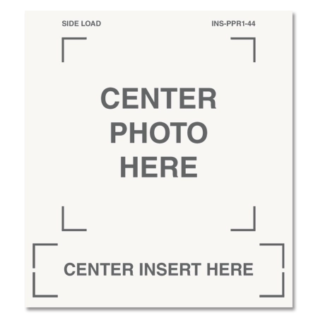 Additional Insert Cards/1 Picture Room Number Sign (50/pk)