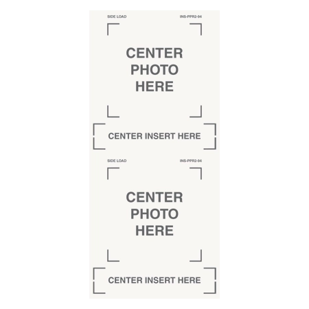 Additional Insert Cards/2 Picture Room Number sign (50/pk)