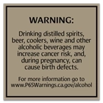 Alcohol Warning Sign: Pregnancy and Birth Defects