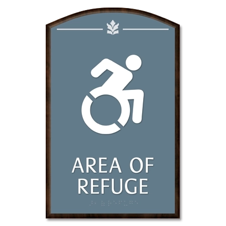 Area of Refuge Sign - Dynamic ISA Symbol