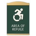 Area of Refuge Sign - Dynamic ISA Symbol