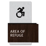 Area of Refuge Sign - Dynamic ISA Symbol