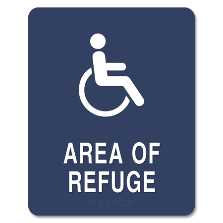Area of Refuge Sign - ISA Symbol