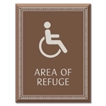 Area of Refuge Sign - ISA Symbol