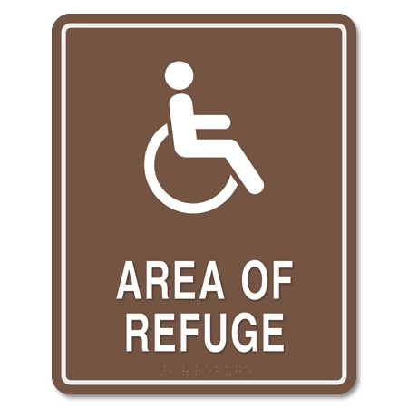 Area of Refuge Sign - ISA Symbol