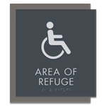 Area of Refuge Sign - ISA Symbol