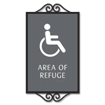 Area of Refuge Sign - ISA Symbol