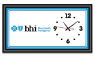 Backlit Illuminated Clock - 24" x 13"