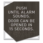 Delayed Egress Push/Pull Sign - CA Code