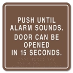 Delayed Egress Push/Pull Sign - CA Code