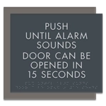 Delayed Egress Push/Pull Sign - CA Code