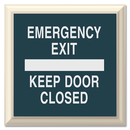 Emergency Exit - Keep Door Closed