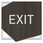 "Exit" Egress Sign - CA Compliant