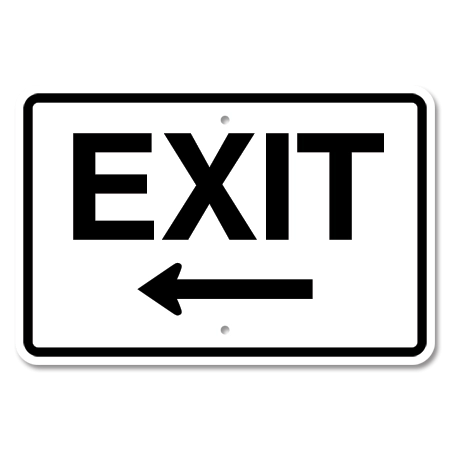 Exit - Left Arrow