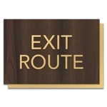 Exit Route Egress Sign - CA Compliant