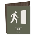 Exit Sign w/ Symbol