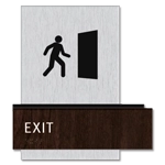 Exit Sign w/ Symbol