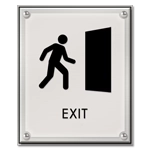 Exit Sign w/ Symbol