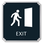 Exit Sign w/ Symbol