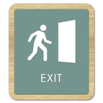 Exit Sign w/ Symbol