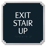 "Exit Stair Up" Egress Sign - CA Compliant