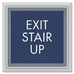 "Exit Stair Up" Egress Sign - CA Compliant