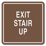 Exit Stair Up Egress Sign