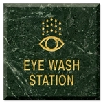 Eye Wash Station Sign with Symbol