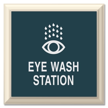 Eye Wash Station Sign with Symbol