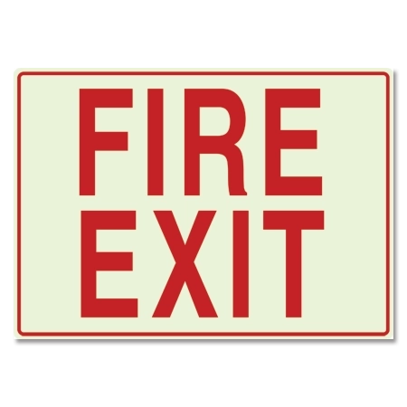 "Fire Exit" Sign - LaserGlow