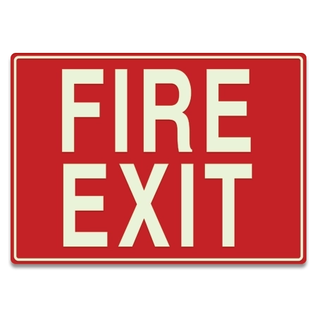"Fire Exit" Sign - LaserGlow