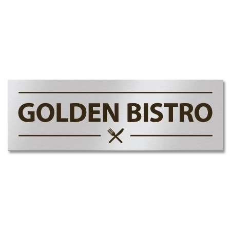 Golden Bistro Sign