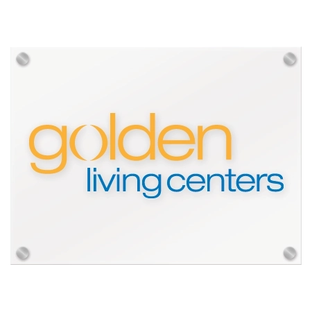 Golden Living Centers Lobby Plaque - Frosted Acrylic, Small