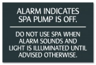 ISPSC Spa and Hot Tub Alarm Sign