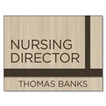 Manager on Duty Sign - Includes Nameplate