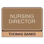 Manager on Duty Sign w/ Nameplate