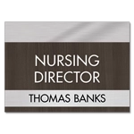Manager on Duty Sign w/ Nameplate