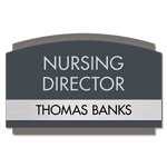 Manager on Duty Sign w/ Nameplate