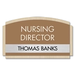 Manager on Duty Sign w/ Nameplate