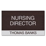Manager on Duty Sign w/Nameplate