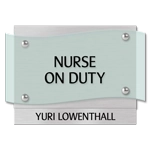 Manager on Duty Sign w/ Nameplate