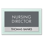 Manager on Duty Sign w/ Nameplate