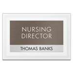 Manager on Duty Sign w/ Nameplate